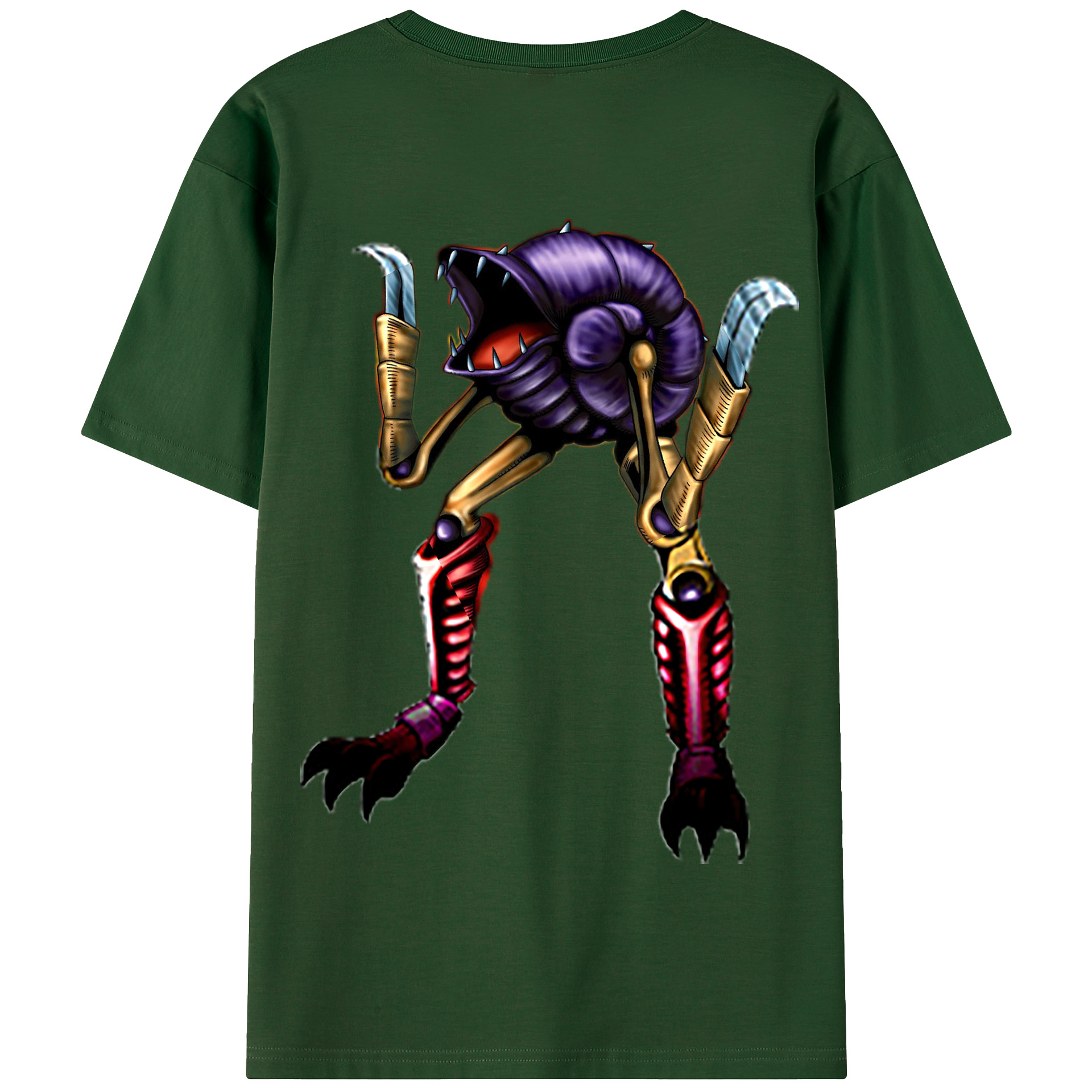 （画像用） 遊☆戯☆王 Yu-Gi-Oh! 綿100％半袖Tシャツ（背面プリント）